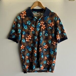 Tropical Floral Men's Polo Shirt